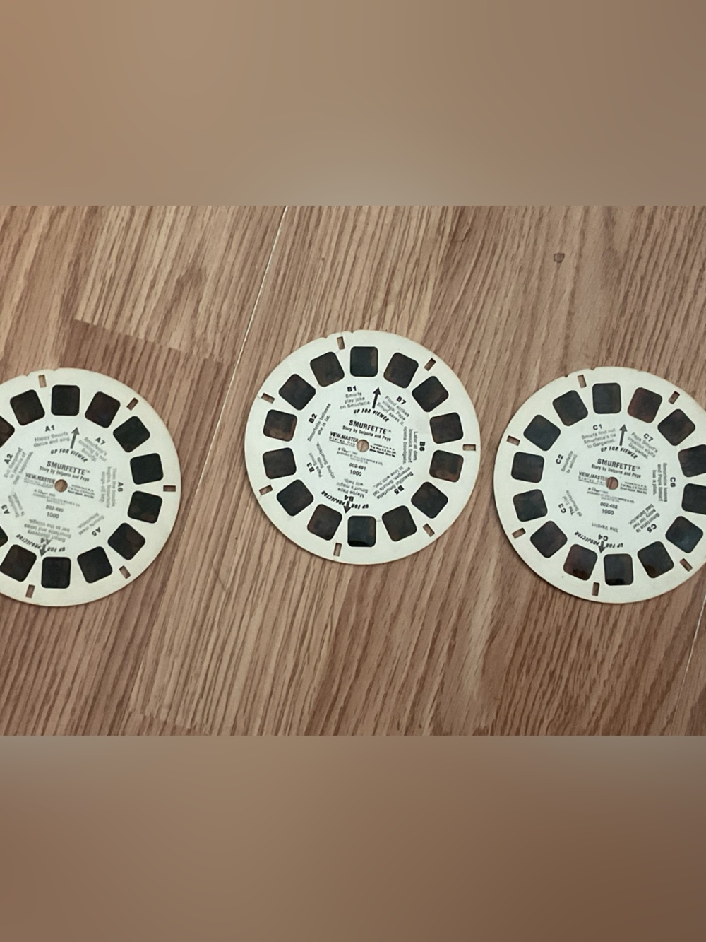 1980 SMURFETTES View-Master Reels - 3 Reel